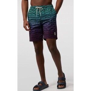 psycho bunny swim trunks Shorts men XXXL multicolor , Longer Length Inseam